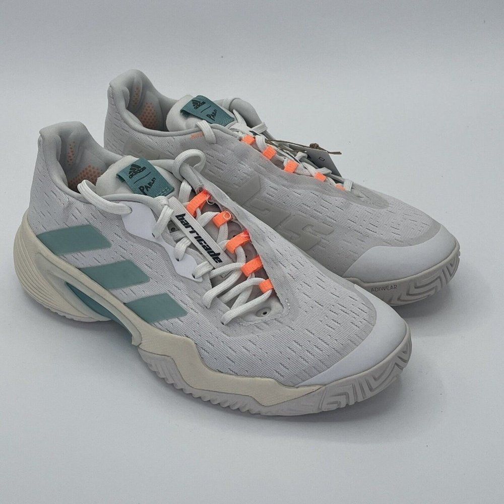 Adidas Barricade Parley GX6417 Women's White & Gray Tennis Shoes Size 7.5 - 10